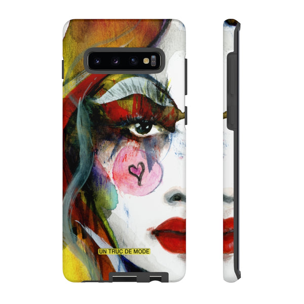 Carolines Half Face · Samsung Tough Case