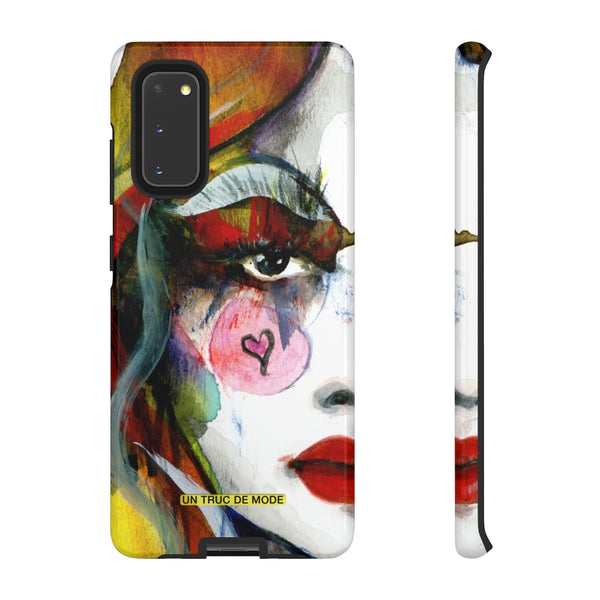 Carolines Half Face · Samsung Tough Case