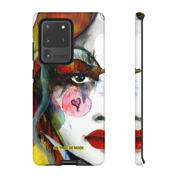 Carolines Half Face · Samsung Tough Case