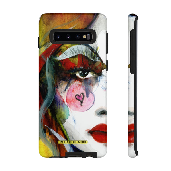 Carolines Half Face · Samsung Tough Case