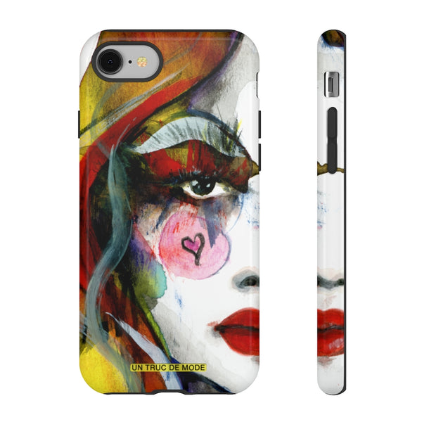 Carolines Half Face · iphone Tough Case